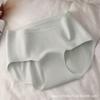 Ropa interior de algodón puro para mujer, cómoda, suave, transpirable, color sólido, antibacteriana, cintura media, dulce, calzones de estudiante para niña joven