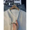 Camiseta de manga corta para hombre, marca de moda, corte holgado de verano, nuevo modelo 2026, tendencia de celebridad de internet, top simple ins, estilo casual de Hong Kong