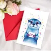 Selección de Colección de Tarjetas de Agradecimiento, Juego de Tarjeta de Felicitación con Sobre, Mensajes Escritos a Mano, Bendiciones, Tarjetas Plegables con Texto