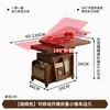 Mesa de Centro Elevable, Sofá para Sala de Estar, Carrito Móvil Plegable, Mesa de Té de Madera, Mesa de Comedor Multifuncional para Sala de Estar de Apartamento Pequeño
