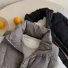 Chaleco de plumón para niños 2026 Invierno Nuevo Estilo de Moda para Niños y Niñas, Color Sólido 90% Plumón de Pato Blanco Chaleco sin Mangas para Ropa de Abrigo