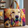 2026 Nueva Serie Transfronteriza de Cachorros Estampado Digital Bolso de Hombro Acolchado de Moda