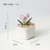 Enfeites de Planta em Vaso de Vidro Zibo, Buquê Artificial de Tulipas, Decoração de Mesa, Hall de Entrada, Gabinete de TV, Presente
