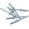 Rebite de ferro completo GB12618 rebite de puxar de cabeça redonda plana aberta M3.2M4M4.8M6.4
