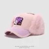 Gorra de Béisbol de Pana para Niños de Otoño e Invierno Transfronteriza Súper Linda Kuromi Protección para Orejas Gorra de Pato al Aire Libre Dibujos Animados Sombrero para Bebé