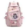 Mochila de mercancía del anime Magical Girl Madoka Magica Kuubi, con Madoka Kaname y Akemi Homura, una mochila escolar estilo 2D para niñas