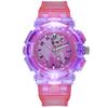 Comercio Electrónico Transfronterizo Dropshipping de Nuevos Modelos de Relojes para Estudiantes y Niños al por Mayor Plástico Temática de Frozen Luminosos Relojes de Cuarzo