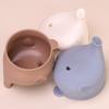 Tapa a Prueba de Derrames de Elefante para Taza, Vaso de Aprendizaje para Beber, Tapa Selladora a Prueba de Fugas de Silicona de Grado Alimenticio, Puede Insertar Popote, Certificación Transfronteriza