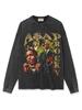 Hip hop rap transfronterizo A USD AP Rocky camiseta de manga corta estampada retro americana vintage Rapper wear marea