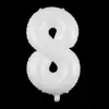 Globo Digital de Papel de Aluminio de 40 pulgadas Forma de Set de Cumpleaños Suministros de Decoración para Fiestas Globos con Números de Cumpleaños Venta al por Mayor