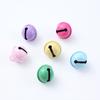 Campana pequeña de 22 mm de color, accesorios de joyería, llavero, pintura metálica de color caramelo, campana decorativa DIY para mascotas.