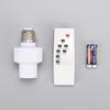 Portalámparas universal inteligente con control remoto inalámbrico, portalámparas con rosca E27, interruptor de control remoto para LED domésticos, tornillo grande