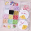 Conjunto de Acessórios Populares DIY para Miçangas Transfronteiriças Resina Miçangas Pequenas Materiais para Pulseira Colar Educacional Infantil Joias