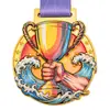 Medallas de Metal Personalizadas para Completar Maratones, Medallas Personalizadas Creativas, Medallas de Honor Conmemorativas Hechas a Medida para Eventos Deportivos, Premios