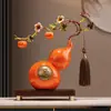 Enfeites de Maçã Estilo Chinês de Paz e Alegria, Luxo Acessível Entrada da Sala de Estar Gabinete de TV, Bom Significado, Decoração de Casa Nova