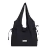 Bolso Tote Nuevo Estilo Coreano Primavera 2026 para Mujer, Bolso de Hombro de Nailon con Correa, Bolso Chaleco de Gran Capacidad, Bolso de Axila para Viajes