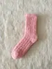 Calcetines de coral para mujer, no sueltan pelusa, calcetines de media pantorrilla, calcetines para dormir para mujer, calcetines de media pantorrilla, cálidos para otoño e invierno, calcetines para el suelo del hogar