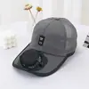 Sombrero con Ventilador Solar para Hombre, Protección Solar para Exteriores en Verano, Gorra de Béisbol Transpirable con Malla, Sombrero Refrigerador con Carga USB