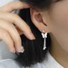 Pendientes de mariposa con hebilla de tornillo, pendientes coreanos de elfo súper hada, pendientes de borla largos de libro rojo, superventas para mujer
