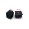 Tapón de tuerca cuadrada, tapón de plástico con tuerca, almohadilla para pata de sofá, pata ajustable para gabinete con tuerca, junta ajustable
