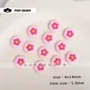 Lindos Accesorios de Florcitas, Cuentas Sueltas, Versátiles Cuentas Redondas Florales, Joyería con Agujero Recto, Dijes para Bolsas de Cuentas Hechos a Mano para DIY
