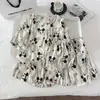 Venta Directa de Fábrica - Pijama de Verano para Mujer, Estilo Coreano, Estampado de Dibujos Animados Dulce y Lindo, Cuello Redondo, Algodón Nube, Artículo de Moda Tendencia Estilo Ins