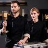 Ropa de trabajo de chef de catering de alta gama, de manga larga, para hombres y mujeres, otoño e invierno, para hotel, restaurante, cocina, restaurante occidental, repostería.