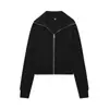 Moda europea y americana transfronteriza para mujer, bestseller de AliExpress: Conjunto elegante de chaqueta polar con cremallera de manga larga y pantalones para principios de otoño