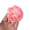 Cabeças de Flores de Peônia Artificiais, Decoração de Buquê de Flores para Corredor de Casamento, Materiais de Flores Artificiais Rosa DIY Feitos à Mão, Arranjo de Casamento