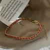 Plata de ley S925, pulsera de hilo rojo tejida a mano, simple y elegante, con un toque de lujo, perfecta para parejas y adecuada para los nacidos en su año zodiacal