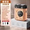 Afeitadora Eléctrica Nueva para Hombre Estilo Mecha Transfronteriza Pantalla Digital de Alta Potencia Afeitadora de Barba Afeitadora Portátil Silenciosa