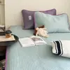 Juego de Tres Piezas de Alfombrilla Refrigerante de Seda de Leche y Seda de Hielo para Verano, Sábana de Cama con Aire Acondicionado con Sensación de Frescura, Alfombrilla Suave Lavable a Máquina, Almohadilla Refrigerante de Verano