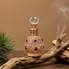 Perfume Árabe 12ml/15ml/25ml Exquisito Vintage True Self Aceite Esencial Botella Rellenable Contenedor Decorativo de Belleza