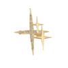 Broche de Estrella Distintivo Estilo Japonés y Coreano Pin de Estrella Hebilla Fija para Ropa Anti-corrida Accesorios para Traje de Suéter Ramillete