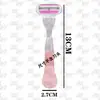 Navaja Manual para Mujer, Navaja Especial para Rasurar, Depilador de Axilas, Cuchillas de Acero Inoxidable Multicapa, Herramienta de Aseo para el Hogar