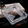 Cenicero de Cristal de Alto Gama con Sensación de Ceniza Volante, Personalidad Comercial Tendencia Atmosférica, Cenicero para Sala de Estar del Hogar, Avanzado