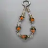 Cadena de Teléfono Móvil de Cristal de Gama Alta Colgante de Lanyard con Cuentas de Vidrio para Teléfono Móvil Cadena Retro para Colgar en la Muñeca Colgante de Ins Bolso