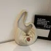 Bolso de Punto Literario de Nicho Estilo Perezoso para Mujer 2025 Nuevo Bolso Tote de Invierno para Viajar de Gran Capacidad Bolso de Hombro