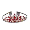 Peine para el Cabello con Corona Incrustada de Pedrería de Lujo Retro Corona de Novia Princesa Banquete de Cumpleaños Fiesta Estudio Fotográfico Estilismo en el Lugar Accesorios para el Cabello