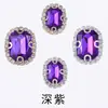 Octogonal Cuadrado Largo Hecho a Mano Joyería DIY Cosido a Mano Vestido de Novia con Diamantes Arco para Atrapar Diamantes Accesorios para Ropa con Diamantes