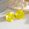 Pendientes de Flor de Circonita Azul Klein 2026 Moda Nueva Pendientes Elegantes con Personalidad con Sentido de Diseño en Estilo Bosque