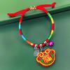 Nuevo Pulsera de Cuerda Colorida del Festival del Bote del Dragón para Niñas, Productos Terminados Tejidos a Mano, Regalos de Joyería para Bebés y Niños, Adornos Lindos para la Mano