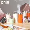 Taza Térmica Mini Diyi de Aspecto Elegante, Taza de Bolsillo, Taza de Agua de Acero Inoxidable, Taza Mini para Uso Doméstico, Simple y Portátil
