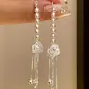 Pulsera de Flor de Perla y Circonita de Lujo Ligero para Mujer, Exquisita, Elegante, Dulce, Sofisticada, De Alta Gama, Lujo Ligero, Joyería de Nicho