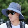 Sombrero de Pescador Sombrero de Verano para Hombre Sombrero para Pesca con Visera Grande para Montañismo al Aire Libre Sombrero para el Sol Ciclismo Viajes para Hombre