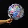 Pelota Ondulada de Celebridad de Internet de 20 pulgadas con Estampado de Mariposa y Abeja de Colores, Pelota de Decoración Festiva, Globo Juguete para Puesto de Mercado Nocturno