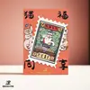 Adesivos de Impressão Cultural e Criativa Original Jia Ma de Yunnan, Notas Adesivas, Capas para Celular, Marcadores de Página Decorativos de Gato Pet, Lembrancinhas
