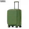 Maleta de Viaje Exterior de Comercio Exterior, Maleta de Mano Expandible de Polipropileno Casual Personalizada, Maleta de Viaje de 20 Pulgadas con Apertura Frontal