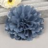 Venta directa de fábrica en stock de crisantemo, flor grande, camelia, flor hecha a mano, tela, accesorios de ropa, accesorios de joyería de bricolaje