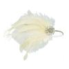 Faixa de cabelo de penas retrô europeia e americana Cross Border 1920S Gatsby Halloween Headwear Bola de Natal Tassel Headwear